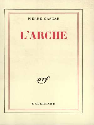 cover image of L'Arche